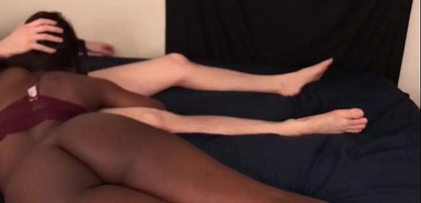  Black Teen Sucks White Guys Dick And Gets Fucked Doggy Style